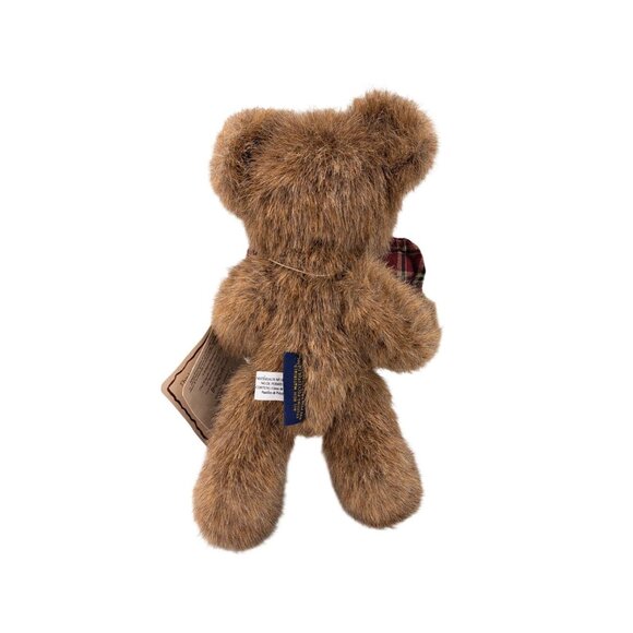 Vintage Boyds Bears Love You Grandma Teddy Plush 8" Plaid Heart Bow Pillow Gift - Picture 4 of 12